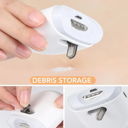 Electric Nail Clipper With LED Light