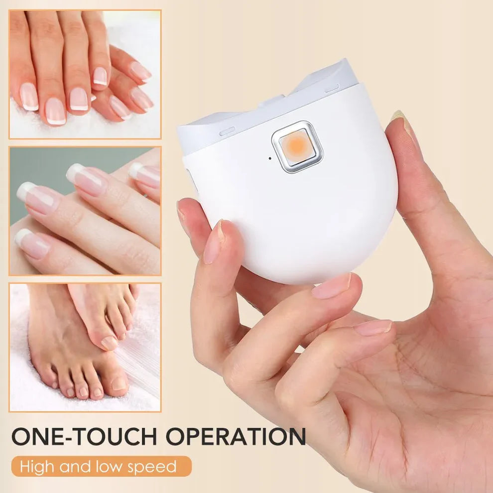 Electric Nail Clipper With LED Light