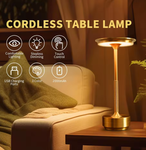 Freedom Disk Cordless Table Lamp