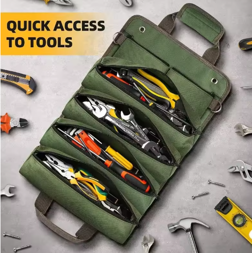 Heavy Duty Roll Up Bag Tool Organizer