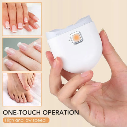 Electric Nail Clipper With LED Light