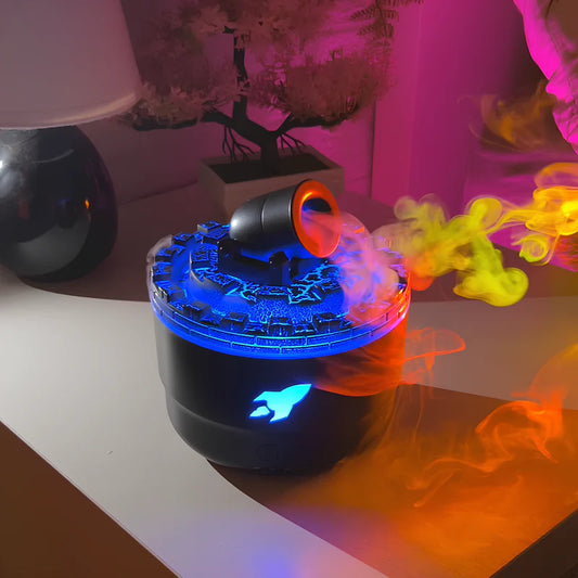 Volcanic crack light cannon aromatherapy humidifier