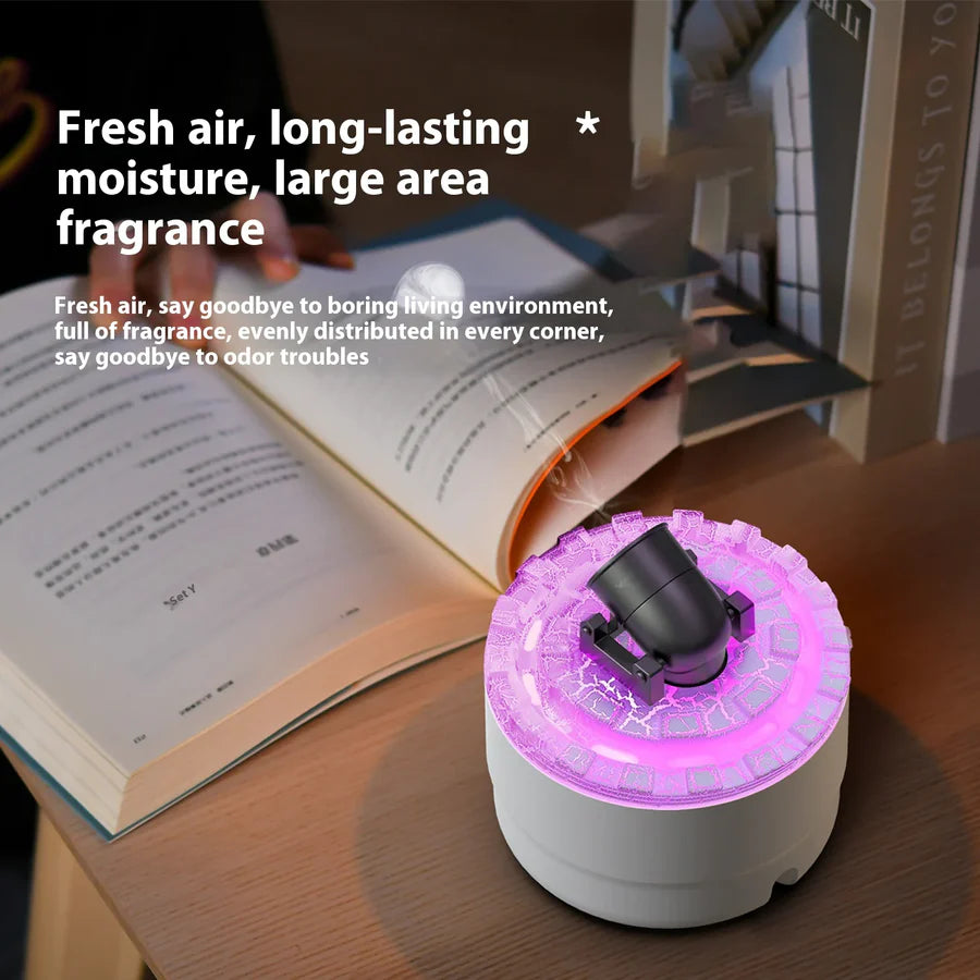 Volcanic crack light cannon aromatherapy humidifier
