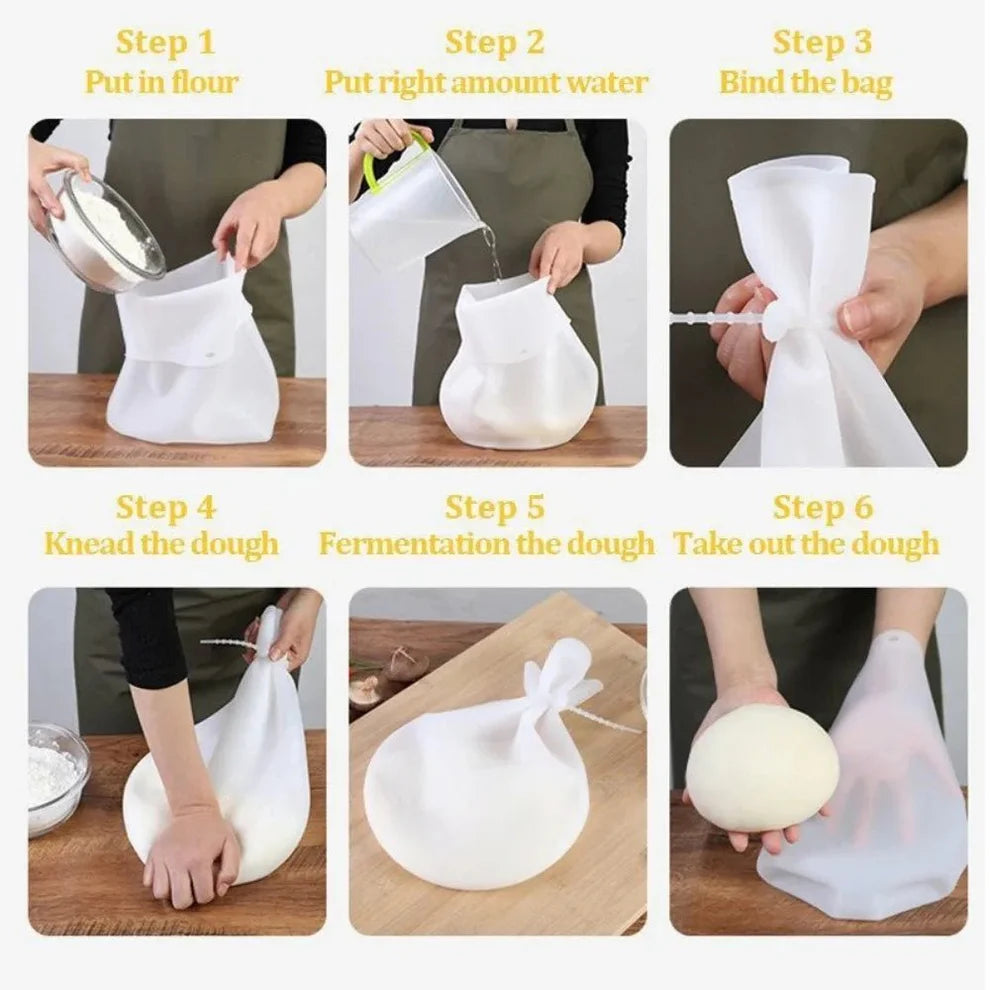 Life by Home™ Food Grade Silicone Dough Kneading Bag